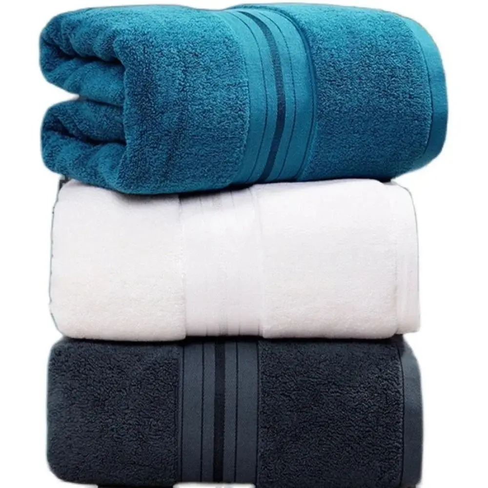 Towel Set Cotton Bath Towel Elegant Soft Hand Face Towel Blue White Terry Cloth Home