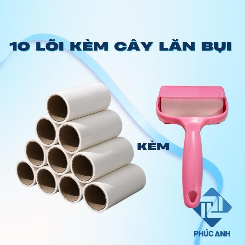  Combo 10 Lõi Kèm Cây Lăn Bụi 10cm-16cm  Lõi Cây Lăn Bụi Quần Áo Sofa Lông Chó Mèo 