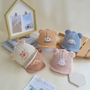 (6-12 Bulan) Topi Cap Anak Animals Bahan korduroy Flufy Premium Murah