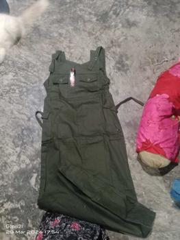 Product Review of Elizabeth Overall Cargo Wanita Polos Katun Twill Combed Panjang from m**💅 0