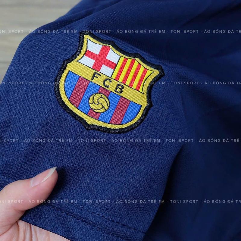 Bộ (Quần + Áo) Bóng Đá Trẻ Em CLB Barcelona in Lamine Yamal Số 19 - Vải Mè thái cao cấp 6