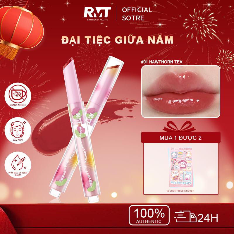 【Tặng Sticker Romantic Beauty Son Thạch Dưỡng Môi Phồng Mướt Hiệu Ứng Gương Dưỡng Ẩm Sáng Da Makeup Đi Làm