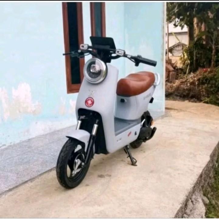 Setang Modif Pendek Sepeda Listrik Stir Hitam Bahan Tebal Tinggal Pasang Stang 4