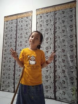 Product Review of Tirai Pintu Magnet Anti Nyamuk Original Merk Hongxin Ukuran 90x210cm Bahan Tebal. from r**7 1