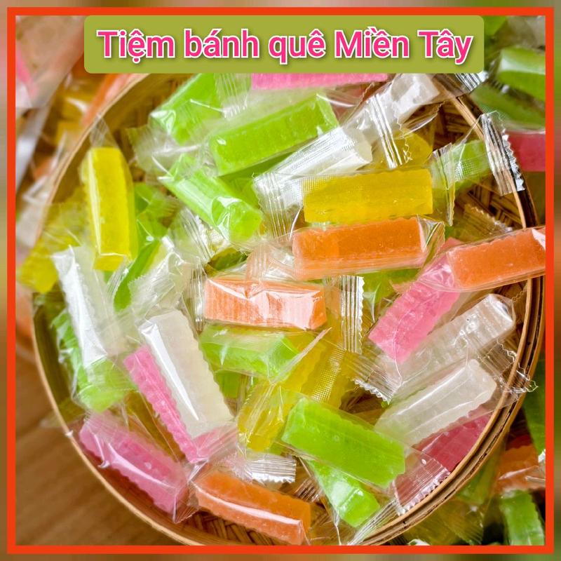 Mứt rau câu giòn truyền thống 500g Mứt rong sụn vị trái cây