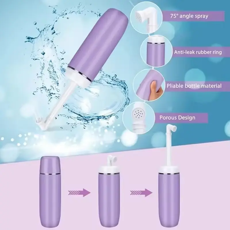 Zola Portabel Travel Bidet Sprayer Botol Bidet Personal Cleaner 380ML portable 2