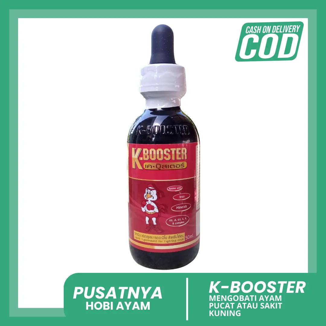 K-Booster K-booster Obat Ayam Pucat Original Vitamin Suplemen Ayam Pucat Obat Ayam Anemia