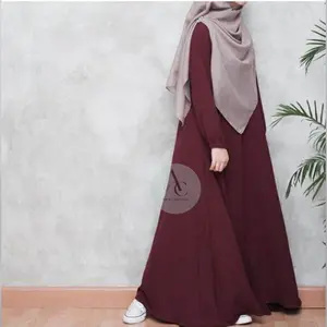 Abaya Turki polos Aesthetic Dress Mewah Gamis Wanita Lengan Karet Wolfis Kekinian Remaja Muslim Santri Putri Wolpis Premium Ukuran S M L XL XXL Lebaran Pesta Kondangan Dewasa Syari Maxi Kaftan