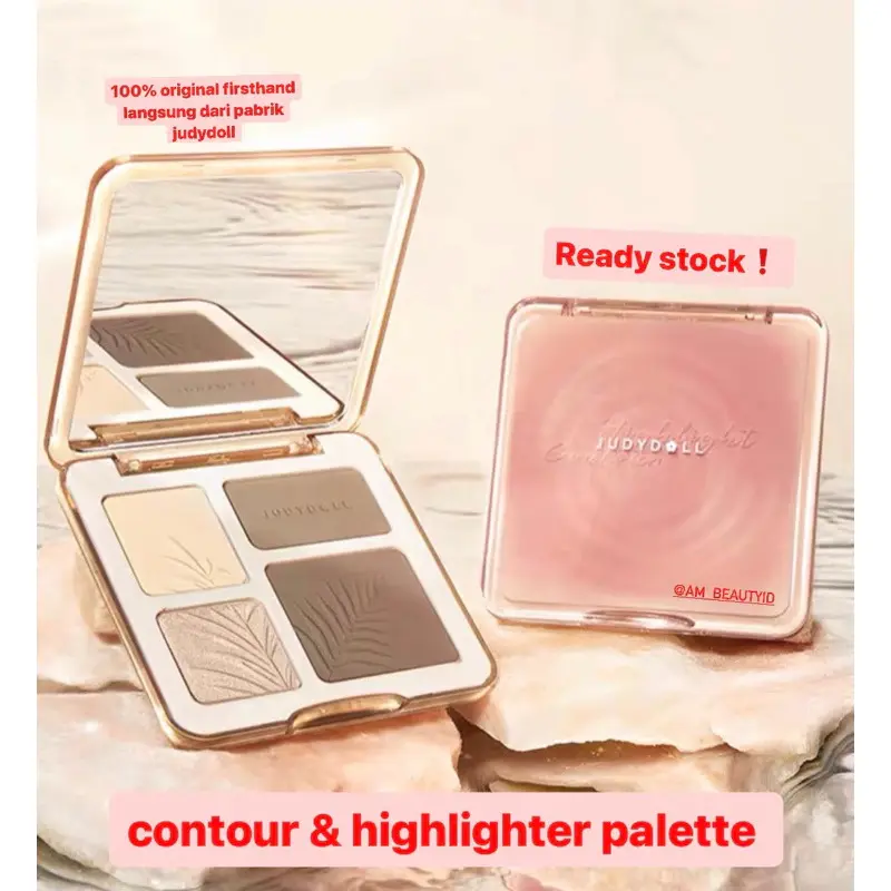 Judydoll Full Face Palette - Full Face Palette, multifungsi, contour powder, blush on, highlighter, eyeshadow 4