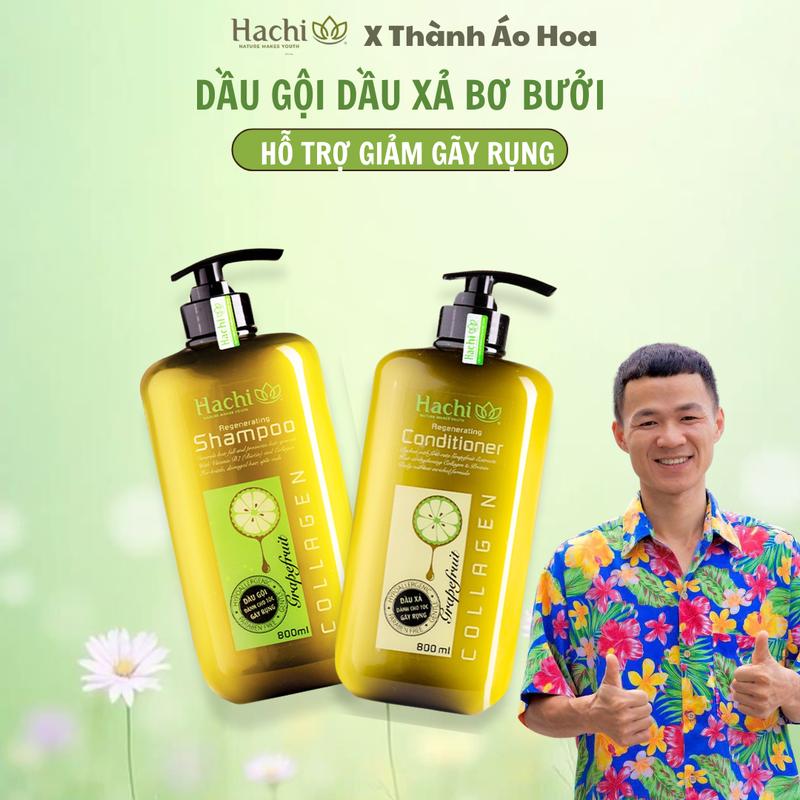 [BÁN CHẠY] Combo Bơ Bưởi Hỗ Trợ Giảm Rụng Regenerating Hachi , Dầu Gội, Dầu Xả, Women  Chăm sóc tóc daugoixa nữ dầu  gội