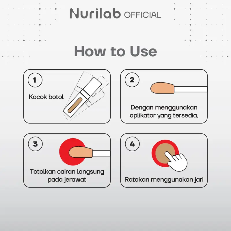 [TWIN PACK] Nurilab - Acne ConclearingTM Spot Drying Lotion 2.5g Obat Totol Jerawat 5