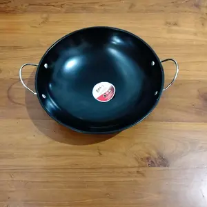 26 cm wajan mini stainless warna hitam anti lengket yg cocok utk memasak dalam jumlah kecil
