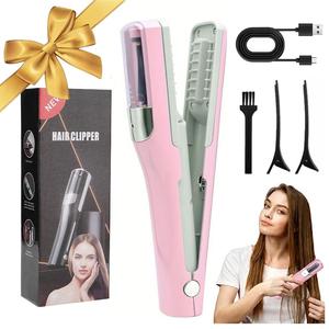 Recortador eléctrico portátil de puntas abiertas, cortador de cabello inalámbrico multifuncional, recortador de puntas abiertas para viaje y hogar, herramienta eléctrica de recorte de puntas del cabello, regalo festivo