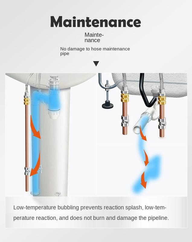 Product Introduction of [SG SELLER] Magic kitchen sewer pipes Drain Cleaner deodorant strong pipeline dredge agent toilet to clear，Sink Drain Cleaner Chemical for Kitchen Toilet Pipe Dredging 5