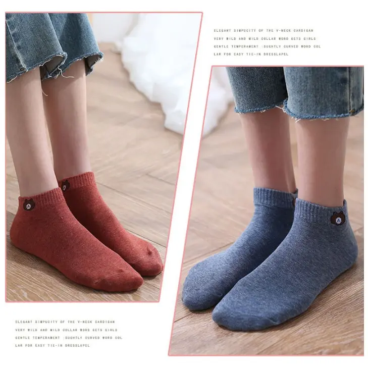 Kaos Kaki Lucu Wanita Premium Kaos Kaki Semata Kaki Kaos Kaki Kartun Unisex 2
