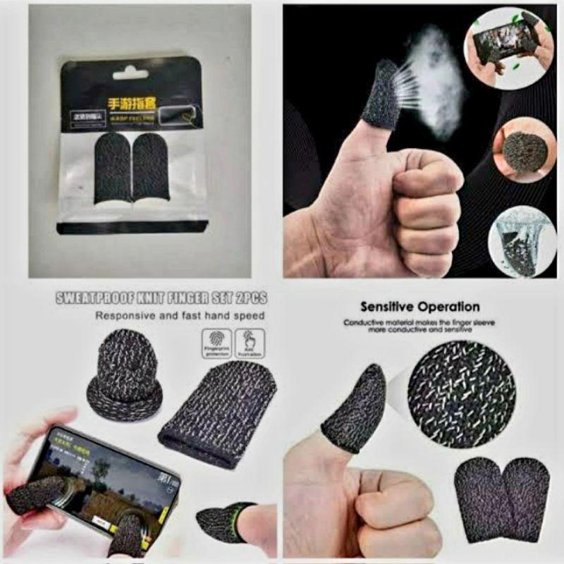 Product Introduction of sarung jempol gaming ff pubg genshin ML dll berbagai macam game 1 pasang kiri kanan bagus untuk jempol yang berminyak 5