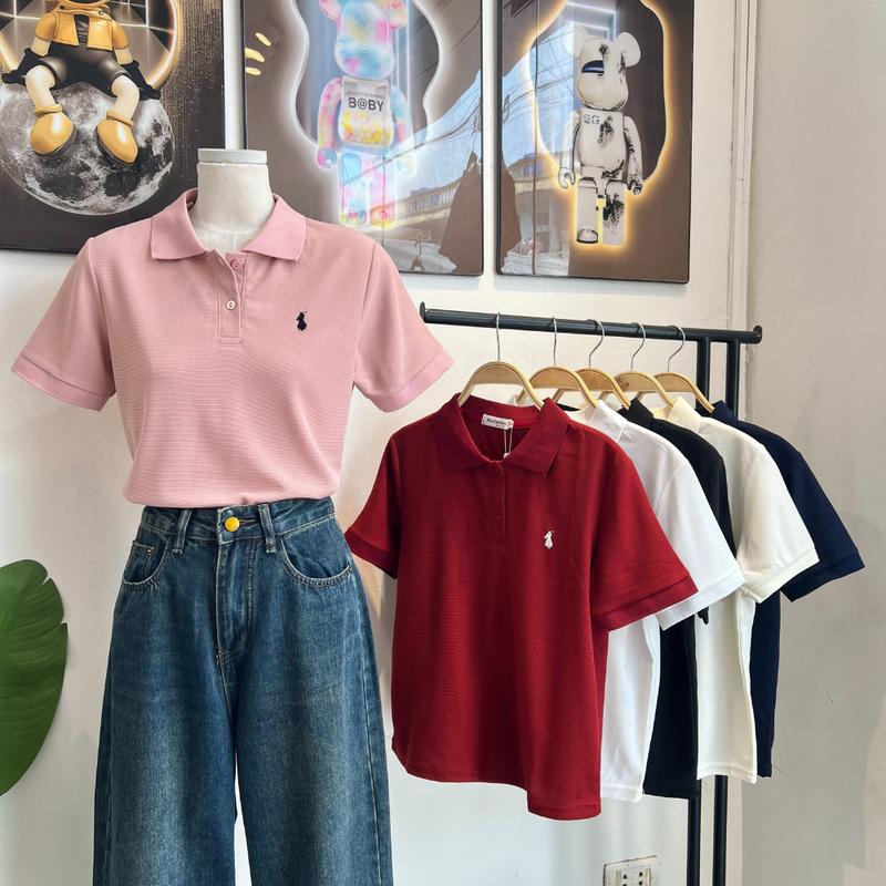 Áo thun polo nữ basic trẻ trung, thanh lịch dễ phối đồ - MiuFashion