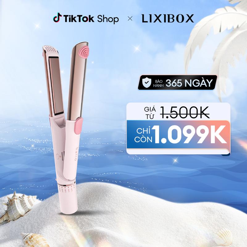 [LIVE] Máy Tạo Kiểu Tóc Halio 2in1 Airplus Hair Styler - Máy Uốn, Máy Ép - Mới 0