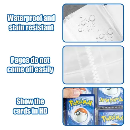 【Ready Stock】240PCS Buku Album Kartu Pokemon Kartu Game Pokemon Cards Holder 7