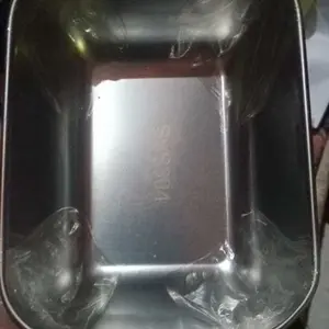 Kotak Makanan Stainless Steel Premium 1 Set 5 Pcs dengan Tutup Transparan Anti Karat & Mudah Dibersihkan