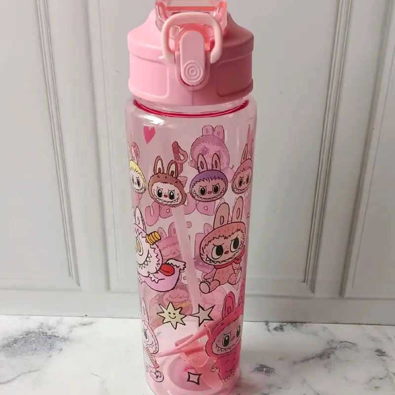 Botol Labubu viral / Botol sanrio 900ml /Botol karakter labubu 4