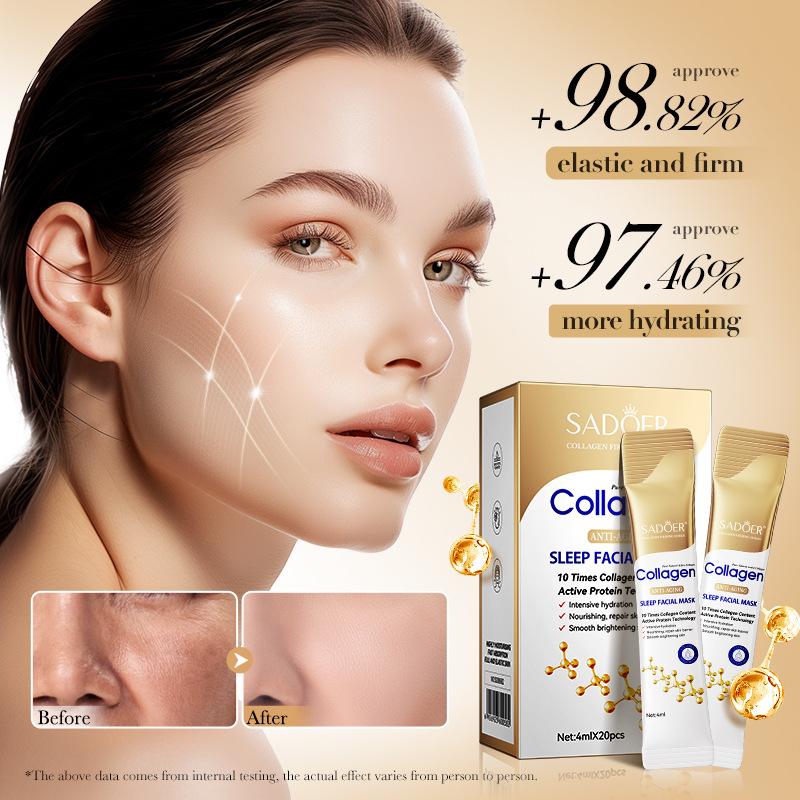 SADOER Collagen Bone Mask anti-wrinkle, hydrating and moisturizing, gel…