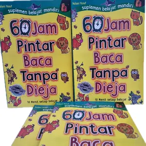 Buku 60 Jam Pintar Baca Tanpa Dieja, silahkan baca deskripsi sebelum order.