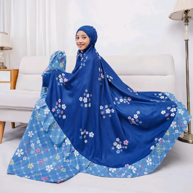 {Tameera} Mukena Anak 6 Sampai 10 Tahun Bahan Adem Nyaman Lembut Katun Rayon Bali Amiroh Kids 3