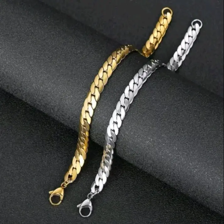 GELANG TITANIUM MODEL SISIK NAGA PIPIH ANTIKARAT PRIA DAN WANITA