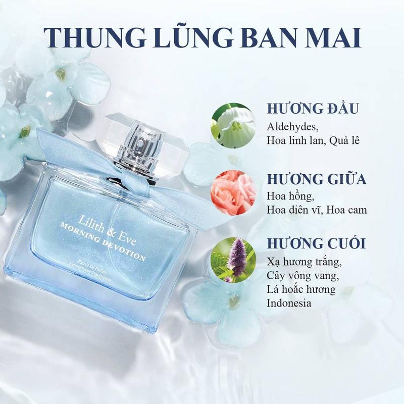  Nước hoa Lilith and Eve Morning Devotion Eau de Perfum 50ml nước hoa nữ thơm lâu ngọt ngào lưu hương lâu cho body 8h 