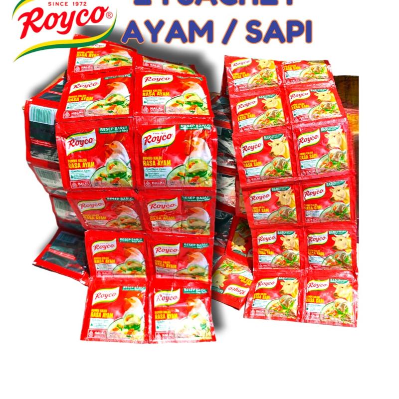 10 PCS GARAM + 12 ROYCO AYAM 8 GR , GARAM DAPUR BERYODIUM  PAKET 10 PCS +;12 PCS 4