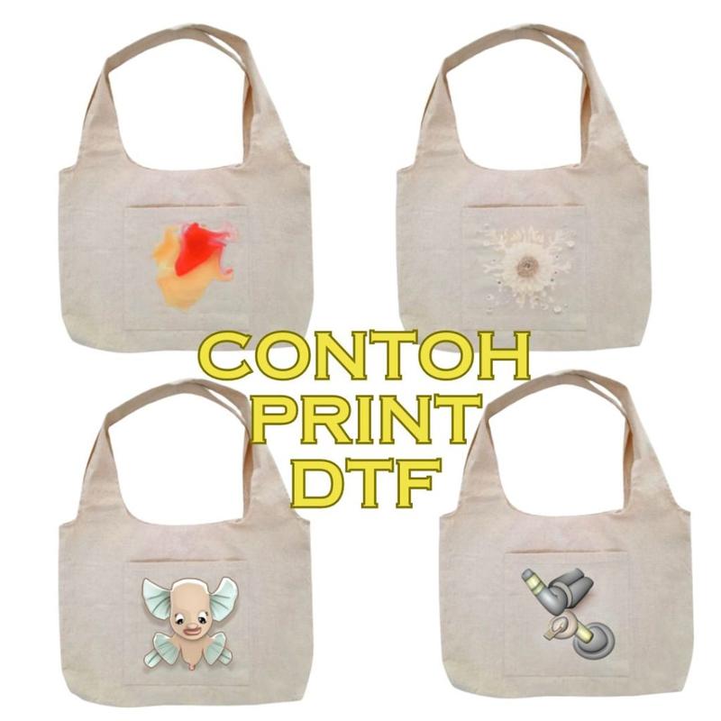 Tote Bag Kanvas - Tas Kanvas Wanita - Tas Kanvas Custom Print Durable Chic 3