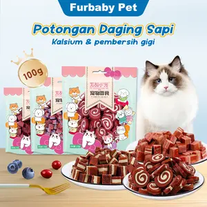 Snack Kucing CemilanKucing Daging Sapi Pet Snack Makanan kucing