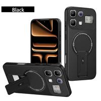 Gambar Case for Infinix Note 60 / Note 60 Pro 5G Softcase CARBON MAGNETIC KICKSTAND Casing Case Hp - MATTE BLACK, INFINIX NOTE 60 dari Drawacc Kota Administrasi Jakarta Barat 1 Tokopedia