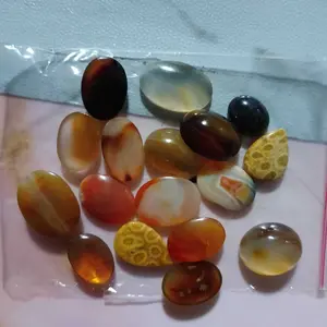 Paket Batu Akik Campur Natural atau Paket Batu Cincin Akik Alam Berbagai Jenis motif