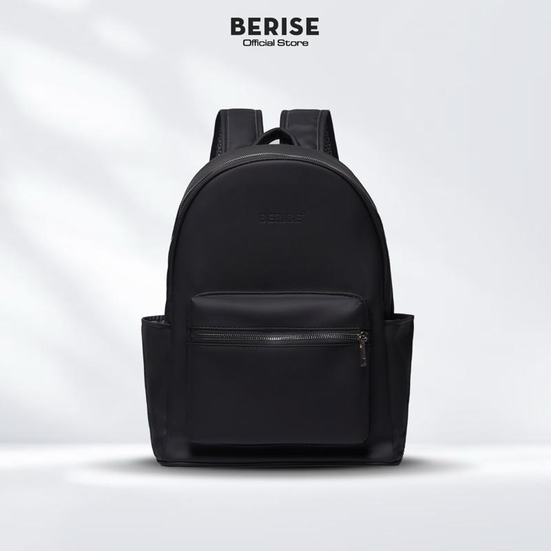 Balo Da Trơn Basic, Chống Nước, KHÔNG ĐỨNG FORM, Unisex nam nữ , Phù Hợp Đi Học Đi Chơi, Vừa Laptop 14inch