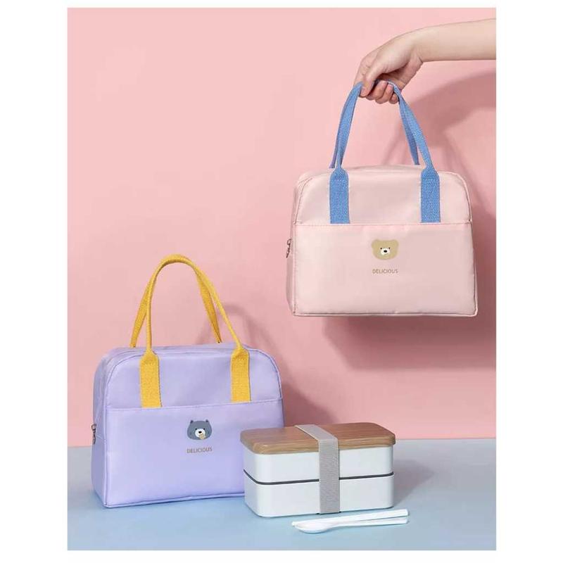 New Tas Bekal Makan Anak Sekolah Anti Panas / Lunch Bag Alumunnium Foil [Anti Panas] 6