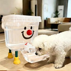 ペット用自動給水器、大容量（3L／5L）、逆流防止機能、猫・犬用給水器、カバー付きデザイン、かわいい外観