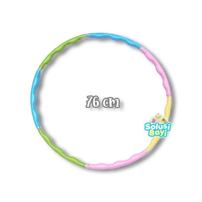 Mainan Hula Hoop Ring Plastik Hula hop Hulla Hoop Dancing Anak Dewasa Olahraga Outdoor 2