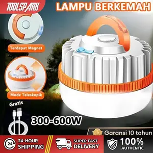 NEW Lampu Emergency Gantung Camping LED 24 Jam Pengisian USB-C Camping Lampu Tenda