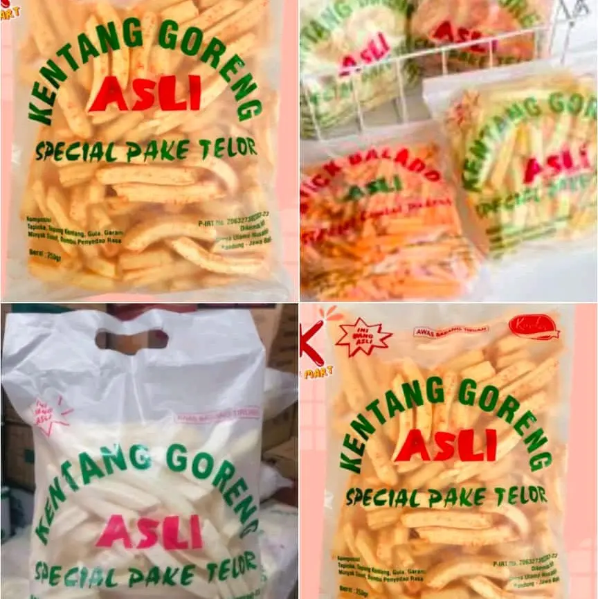cemilan lebaran potato kentang goreng pake telur lebaran hampers 110 gram Pedas Jagung Food Snacks