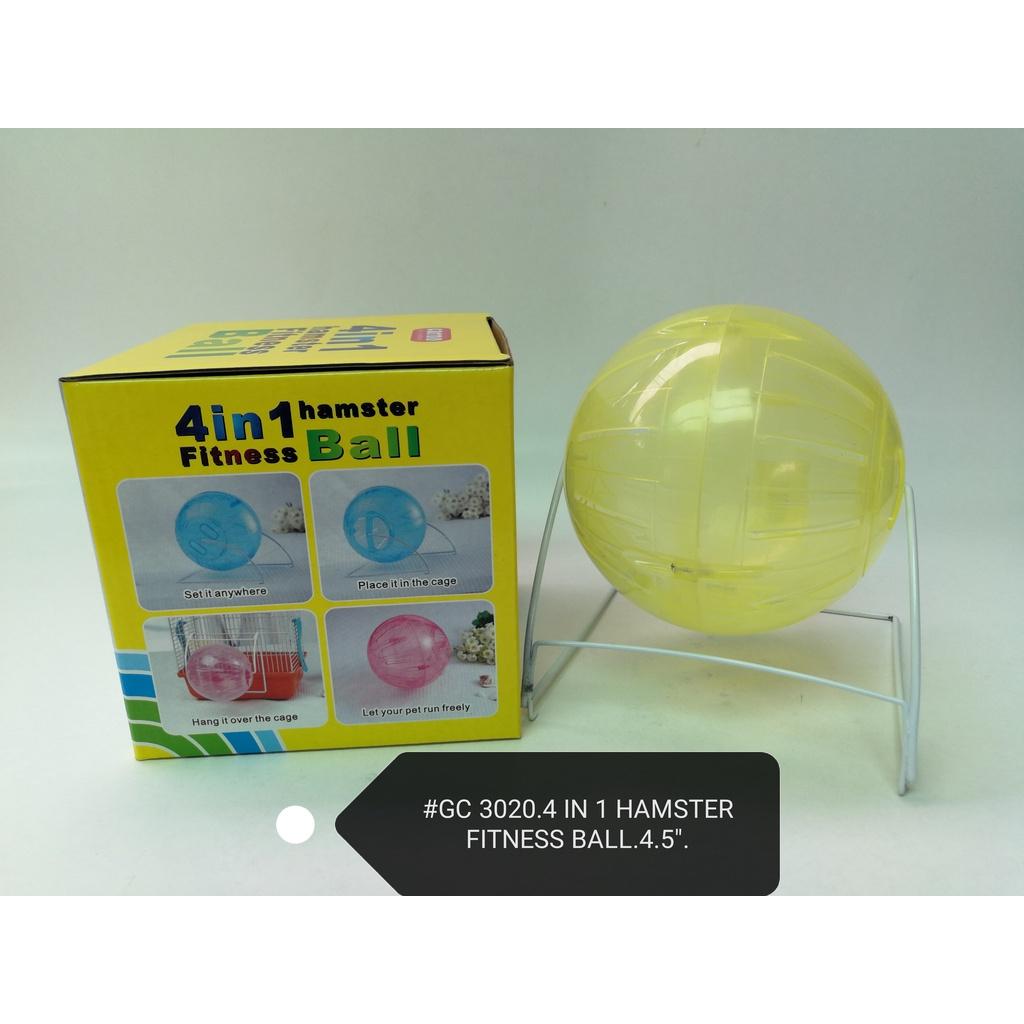 (1xPcs) Carno GC3020 Hamster Fitness Jogging Running Exercise Gym Crystal Ball 12cm Diameter [Random Color]