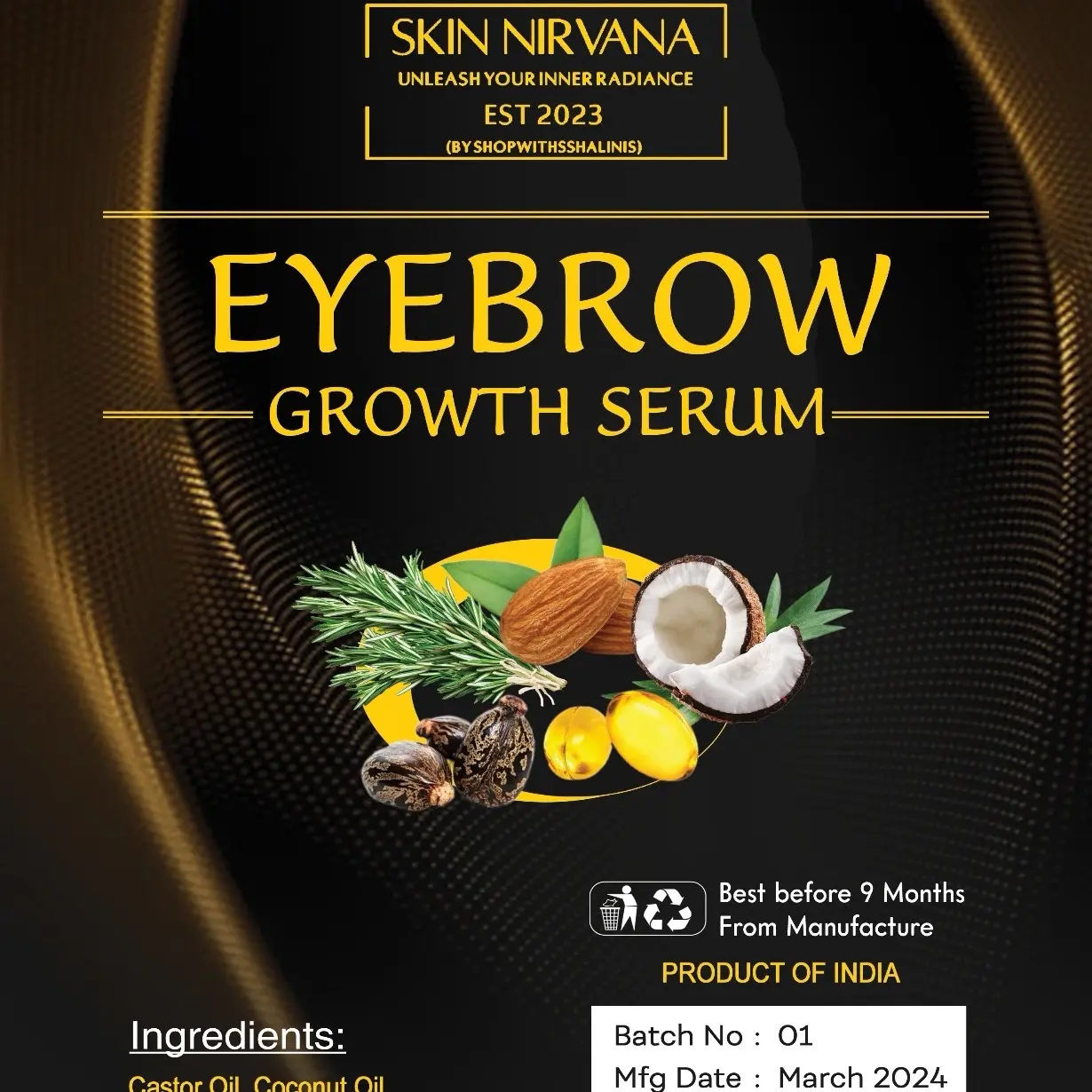 Eyebrow Growth Serum by Skin Nirvana