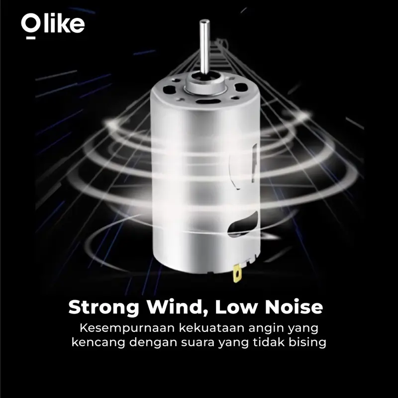 OLIKE HD1 Hair Dryer Pengering Rambut 800W 2 Speed Hot And Cold Low Watt Garansi Original Resmi 3