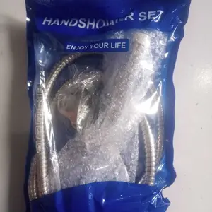 HOMEDEKOR Set Hand Shower Kamar Mandi Shower Mandi Kepala Shower, Tatakan & Selang