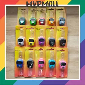 [BISA COD] Tasbih Digital Finger Counter Mini LCD Alat Hitung Digital Zikir Muslim