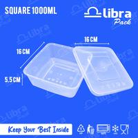 Gambar 300 Pcs - Thinwall Square 1000ml Dus Food Container Tempat Kotak Makan Murah dari Libra Pack Kota Tangerang 1 Tokopedia
