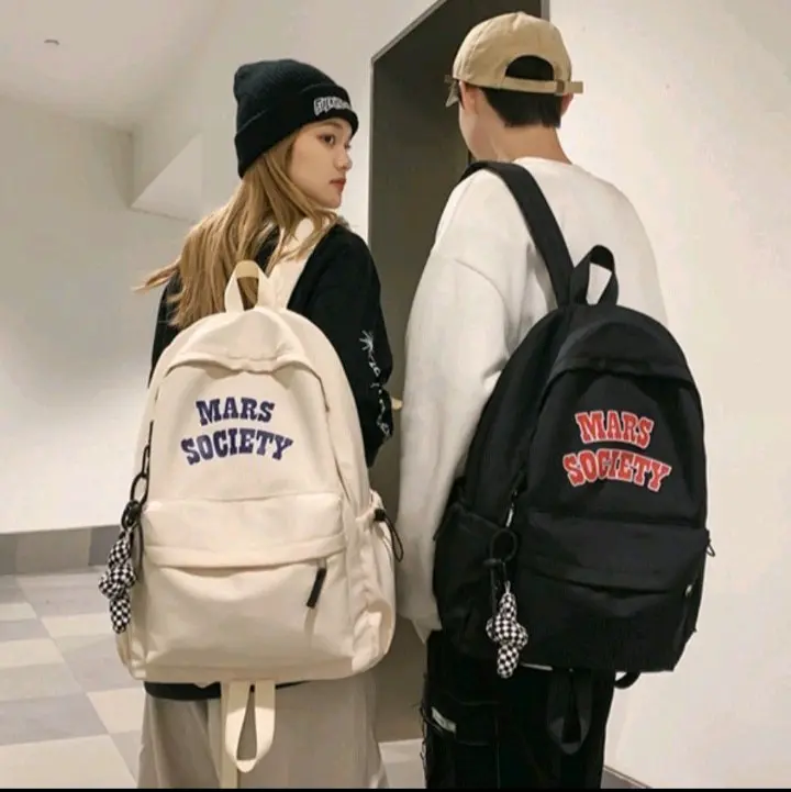 tas ransel sekolah wanita pria mars society tas laptop backpack