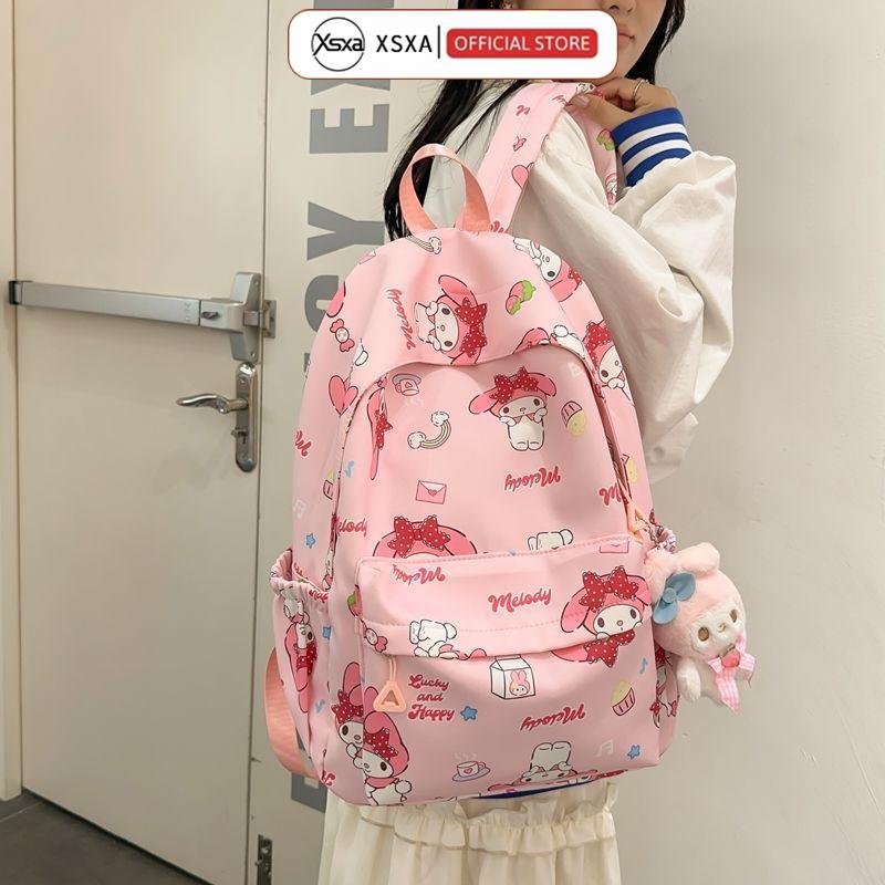 Balo Xsxa Balo KT, in hình graffiti, dễ thương và dễ phối đồ, dung tích lớn, ba lô chống nước, phù hợp với học sinh trung học cơ sở, học sinh trung học phổ thông, sinh viên đại học, xu hướng phong cách Hàn Quốc, ba lô học sinh, ba lô du lịch