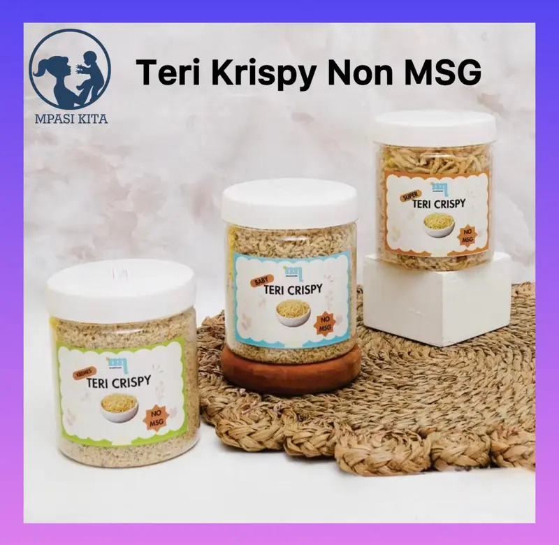 Teri Krispy Non MSG Kemasan Toples Besar - Teri Crispy Mpasi 0